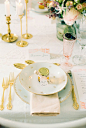 Pink and Gold Dinner Party