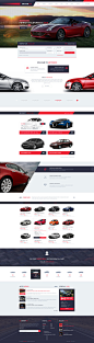 #汽车公司##企业网站#Motorius — Exclusive Sell/Rent Cars PSD Template