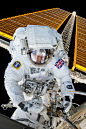 Astronaut Tim Peake EVA