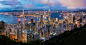 Hong kong view at the peak of mountain during Hong kong shopping by Namthip Muanthongthae on 500px