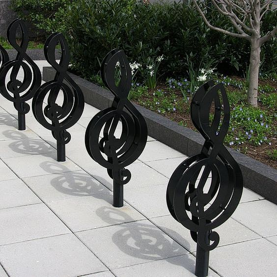 bike rack art | func...