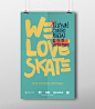 festival Evento skate diseño gráfico afiche programa cosgaya graphic design Event Program poster
