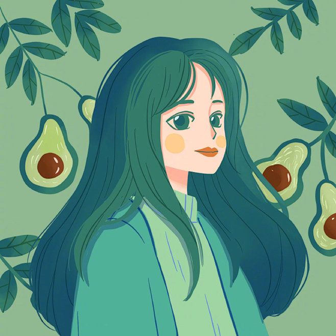 橙子插画｜Fruitgirl年华是一封无...