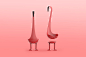 Name - Bird ladle : J series is the first product of kitchen accessory brand NAME.It is a bird shaped ladle with a foot shaped prop.