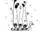 Fake Pandas Have More Fun : Check out the design Fake Pandas Have More Fun by Roberto Galvez on Threadless