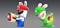 Mario + Rabbids, Characters posings, Thomas Veyrat : Warning : I didn't create and make the base models of the game. I worked on the HD versions for the marketing needs.

Here are some of the character posings I worked on for the project Mario + Rabbids K