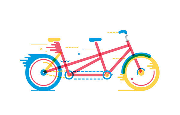 Bicicletas自行车图案设计欣赏(...