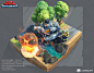2016 - Gameloft Work - Blitz Brigade: Rival Tactics, Nikola Stoyanov : In the early 2016 I was requested to develop the visual identity of newly conceived project - Bliz Brigade: Rival Tactics.<br/>By that time Clash Royale was already a big hit, an