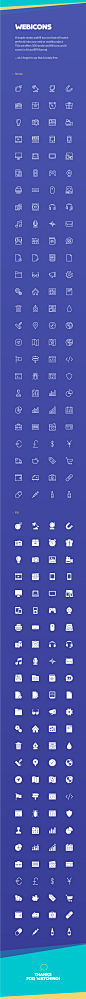 Webicons – 100 Stroke & Fill Icons : A simple stroke and fill icon set that will match perfectly into your web or mobile project.This set offers 100 stroke and fill icons and it comes in AI and EPS format.