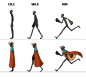 Cale Idle Walk Run sprites by MoonPhanter