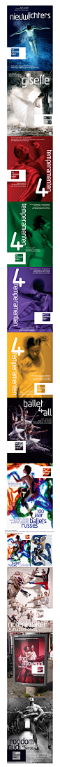 my latest posters for the dutch national ballet