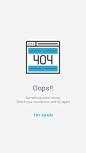 404 Error Empty Screen - UI - Sketch It's Me