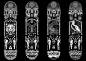 Woodoo Boards : Board graphics for Woodoo Skateboards