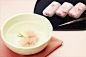 sakura sweets and tea | Japanese Sweet | Pinterest