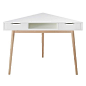 Artic - Bureau d'angle vintage blanc