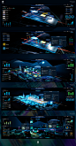 ui设计-数据可视化-界面设计-大数据-可视化数据-科技炫酷-架构-主视觉-图表展示-数据展示-科技大屏-主视觉产品架构-可视化大屏