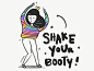 Shake ur booty doodle