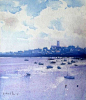  英国画家 Richard Thorn 一组水彩风景绘画 ​​​​