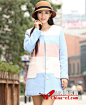 阿珍妮女装发布2014年秋季新款 拼接呢子多色温柔-中国品牌服装网