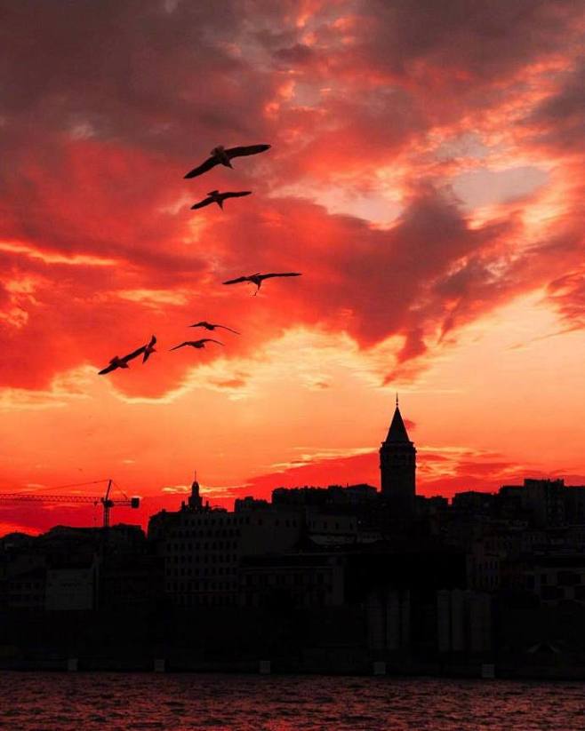 伊斯坦布尔的黄昏 ​​​​