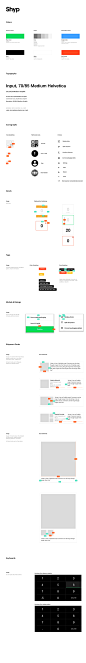 Shyp Anchor app Style Guide by Julia Khusainova for Shyp