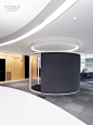 Out of the Office: Ippolito Fleitz Group Renovates Drees & Sommer  : At Drees & Sommer, an Ippolito Fleitz Group project in Stuttgart, Germany, chairs by Ronan & Erwan Bouroullec and a table by Peter Brandt furnish a meeting room. Photogr...