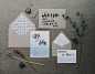 dip dye wedding invitation with a geometric vibe by GOODHEART Designs