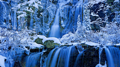 有何不可∩_∩o*采集到大背景—冬天雪峰