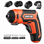 Amazon.com: Cordless Rechargeable Screwdriver 5-In-1 Drill/Driver System 4-Volt 1500mAh Li-ion MAX Torque 4N.m LED, 28pcs Driver Bits for Assembly Projects DIY and Any Household Works: Home Improvement