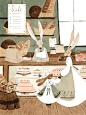 Bunny Bakery, an art print by Vanessa Gillings - INPRNT