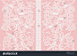 Wide white seamless lace ribbon on a pink background. Vector illustration. - 站酷海洛正版图片, 视频, 音乐素材交易平台 - Shutterstock中国独家合作伙伴 - 站酷旗下品牌