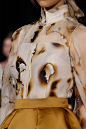 面料再造 灼烧Fabric Manipulation at Giles AW 2012, Details, “Burnt Paper” Blouse, Brilliant!!