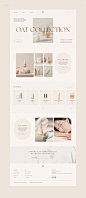 E-COMMERSE Organic Korean cosmetics online store : Web design concept for online store of care cosmetics. All content has been used on a non-commercial basis