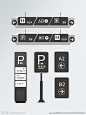 吊牌  停车场导视标识导视系统