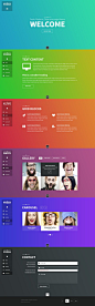 FRESH - boostrap template by jurajmolnar.deviantart.com #UI #WebDesign #Paralax