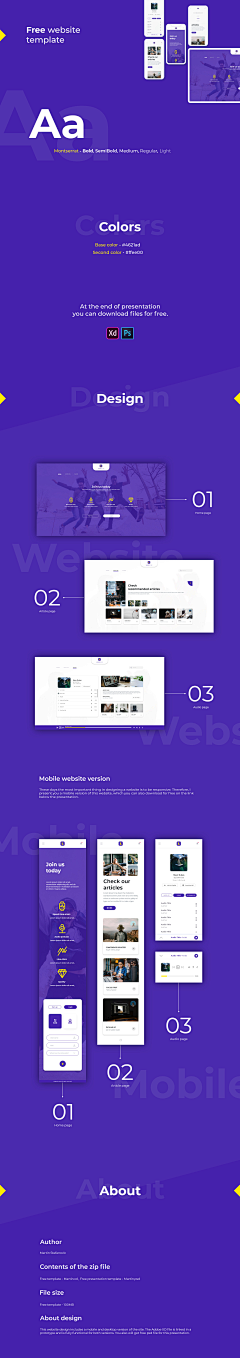 Young芳华采集到设计素材✘网页网站模板 Web UI