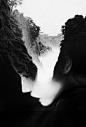 Beautiful double exposure portrait: 