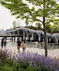 heatherwick studio's 'little island' opens to the public to kick off summertime in new york