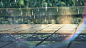 #GIF#    自截日本动画电影《言叶之庭》里的下雨九图镜头，看着好舒服真的好美！   @日本零距离