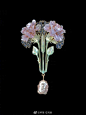 19世纪末法国新艺术运动珠宝设计大师René Lalique的珠宝作品