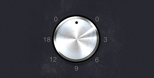 metal knob ui design