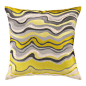 Peking Handicraft Inc. - Trina Turk Waterflow Embroidered Pillow Citron 20X20 - 95% RAMIE 5% COTTON