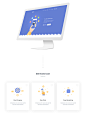 Knock – App Landing Page : Landing page for knock UI Kit. This secret project and will be ready soon. All illustrations and icons made specially for this page.