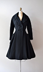 1950s princess coat / 1950s coat / Grand Tour wool coat