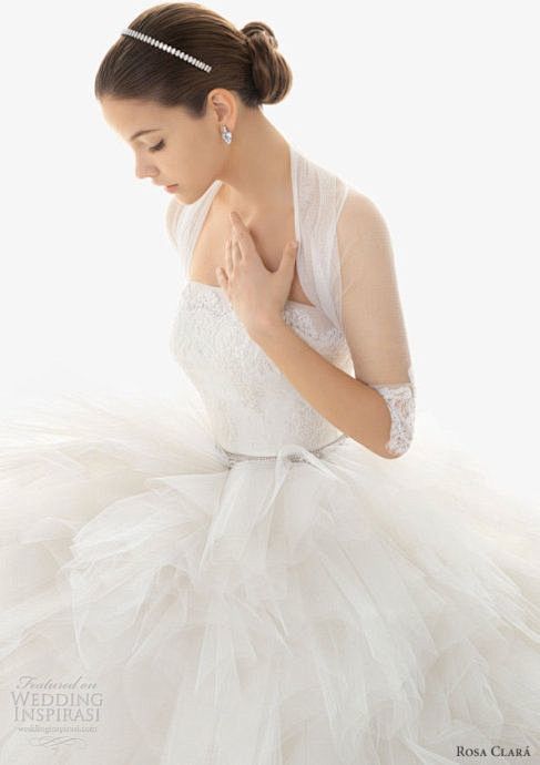 芭蕾公主的白色礼服
