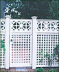 Lattice Fence with Special Chippendale Topper