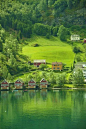 挪威。 #小鎮# #美景#