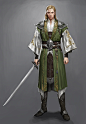Elf Knight, Jiyeon Ryu : Elf knight in oriental clothes.
