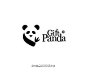 #LOGO设计# 分享一组熊猫logo设计，有没有那个萌到你