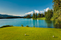 Jasper Park Lodge Golf : Jasper Park Lodge Golf Course is located in Alberta, Canada. The course is ranked as one of the world's best golf courses with breathtaking vistas of the Canadian rockies and holds a great golf design by Stanley Thompson. All phot